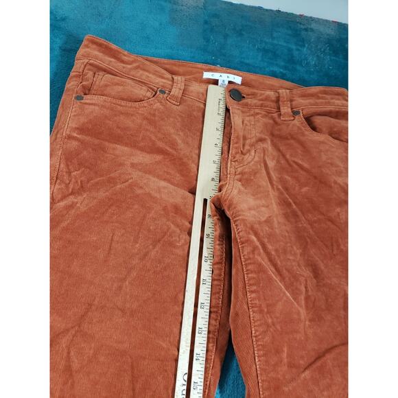 CAbi Jeans Size 6 Womens Brown Stretch Pants Corduroy Ladies Mid Rise Skinny - Picture 7 of 12